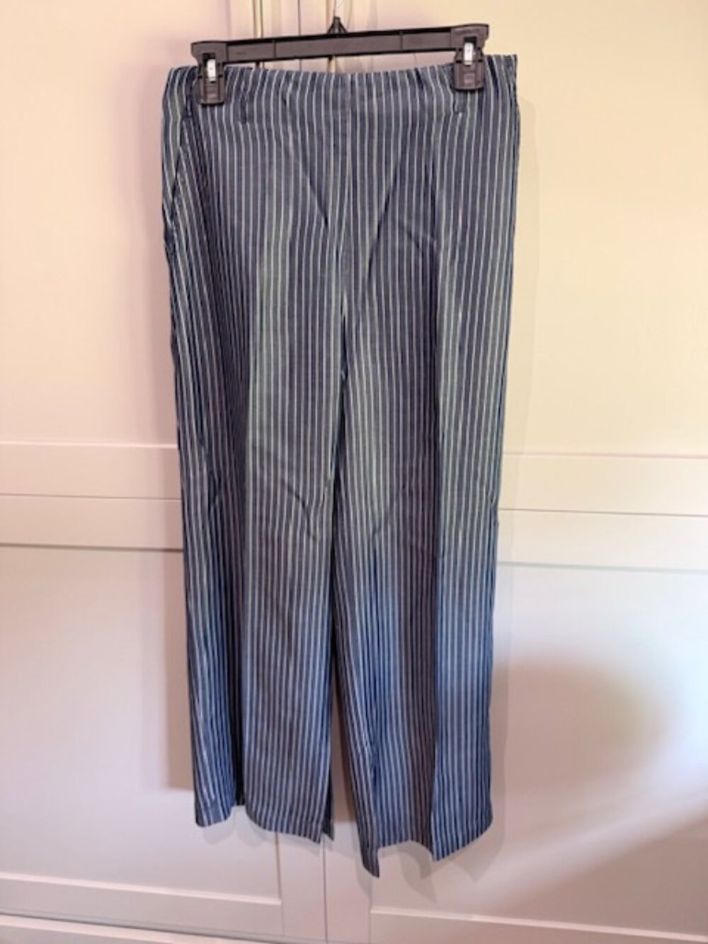 Lysse New York Pants, Size M, Striped, Navy Blue, Lightweight